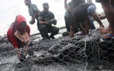 Tebing Terkikis, Warga Minta Bantuan Bronjong Dan Normalisasi Sungai Tambra