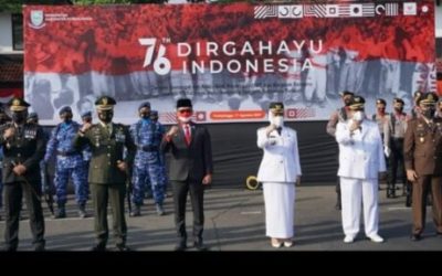 Upacara 17 Agustus 2021 Dinpermasdes Kab. Purbalingga