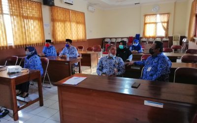 Upacara Penurunan Bendera Merah Putih 17Agustus 2021 Dinpermasdes Kab. Purbalingga