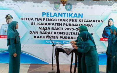 18 Ketua TP PKK Kecamatan Resmi Dilantik, Dorong Sinergi Program hingga Tingkat Desa