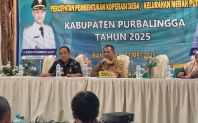 Dinpermasdes Purbalingga Gelar Rapat Koordinasi dan Sosialisasi Percepatan Pembentukan Koperasi Desa/Kelurahan Merah Putih
